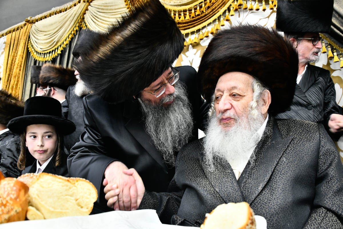 שמחת הבר מצווה לבן זקוניו של האדמו"ר מקודינוב 