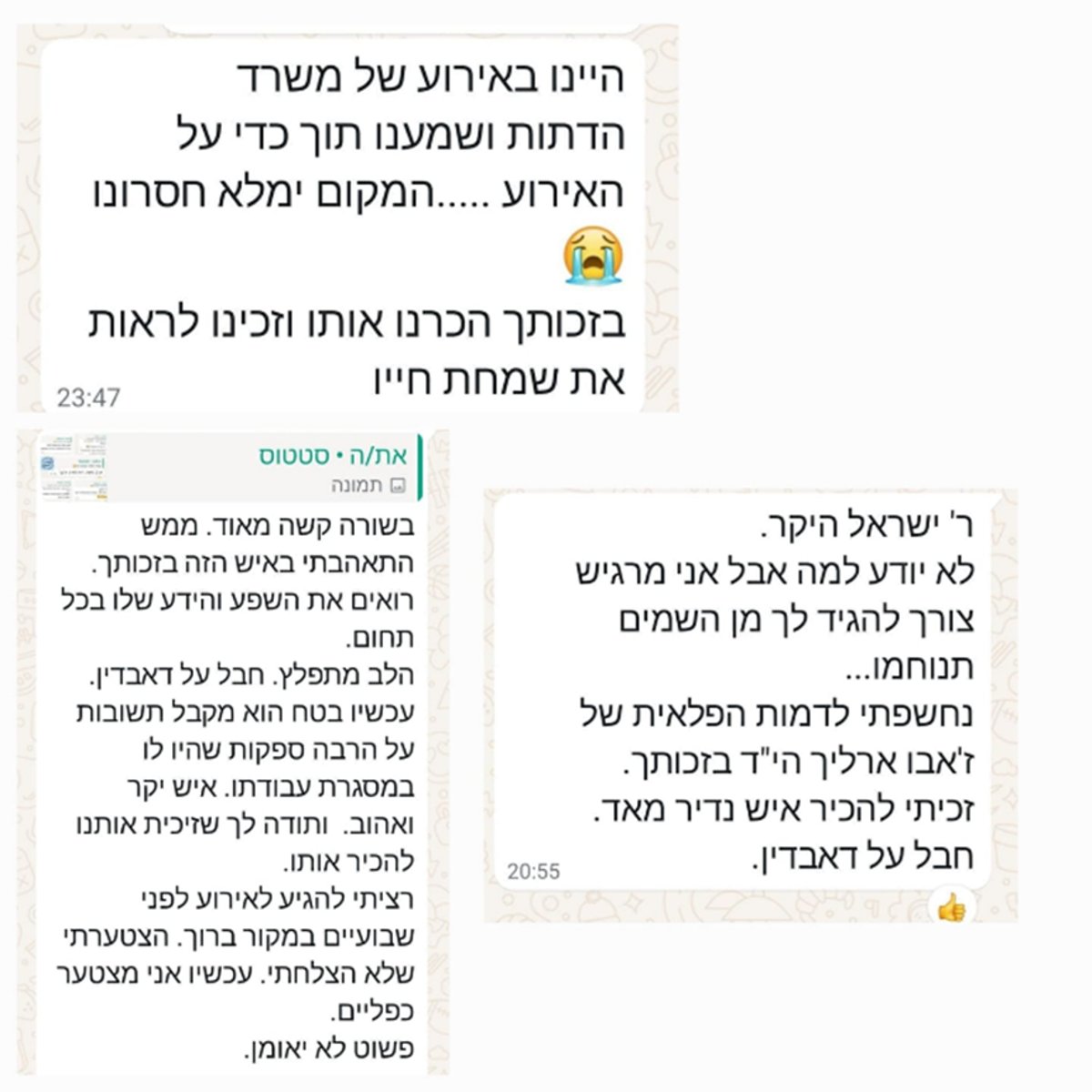 גולשים סופדים לז'אבו ארליך