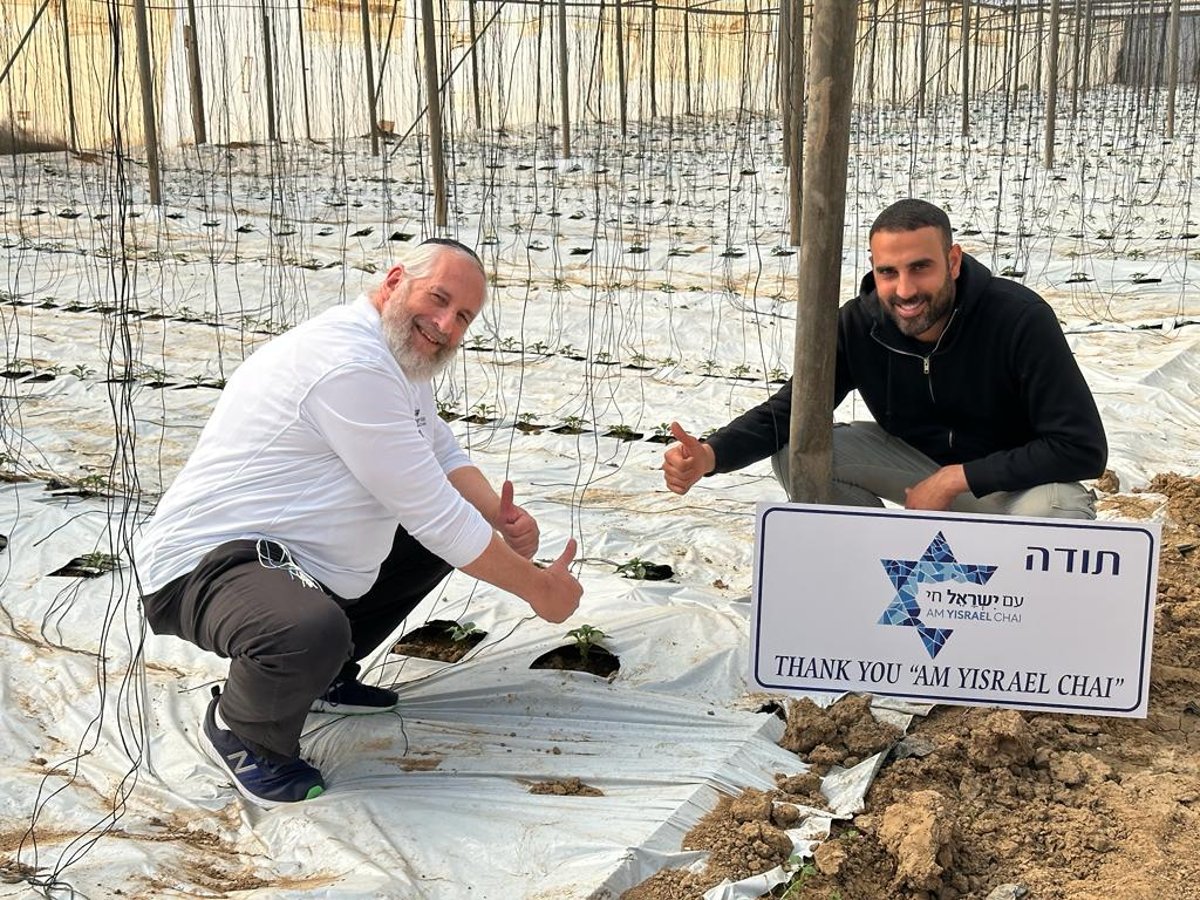 קרן עם ישראל חי מסייע לחקלאים ביישובי הגבול