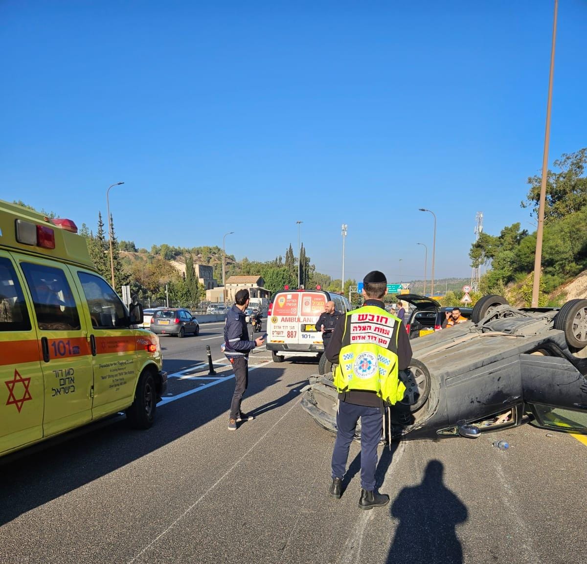 זירת התאונה