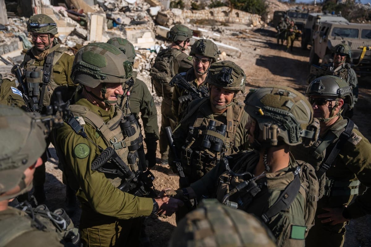 הרמטכ"ל הרצי הלוי בפיקוד הצפון ובדרום לבנון