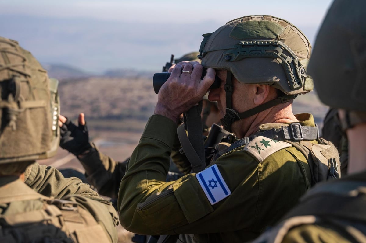 הרמטכ"ל הרצי הלוי בפיקוד הצפון ובדרום לבנון