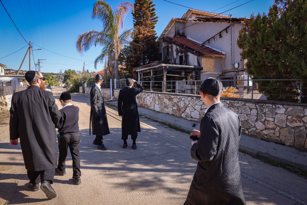 ביקור במושב אביבים הסמוך לגבול עם לבנון