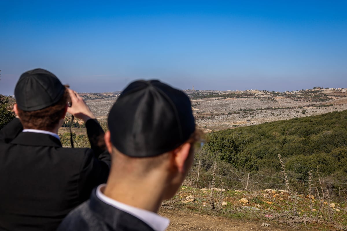 ביקור במושב אביבים הסמוך לגבול עם לבנון