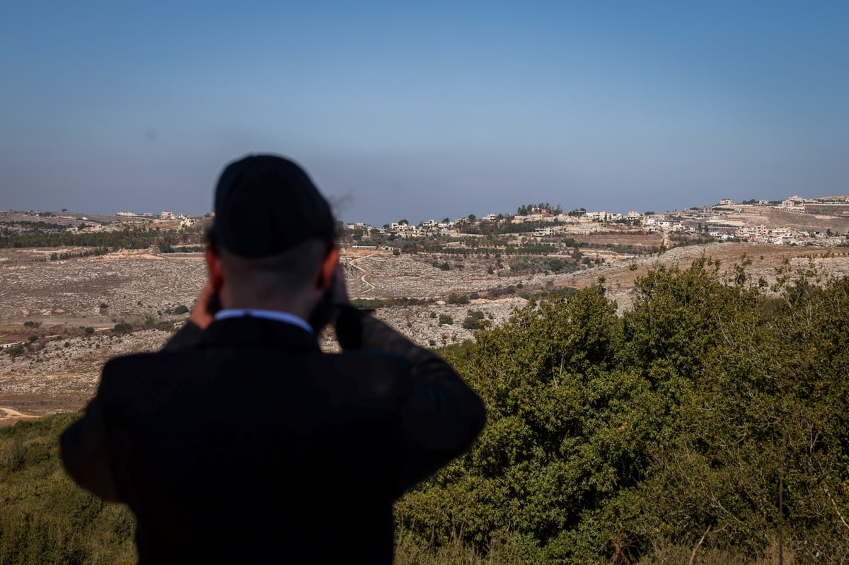 ביקור במושב אביבים הסמוך לגבול עם לבנון