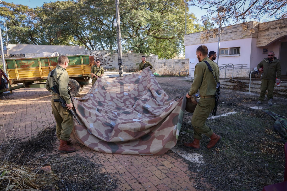 ביקור במושב אביבים הסמוך לגבול עם לבנון