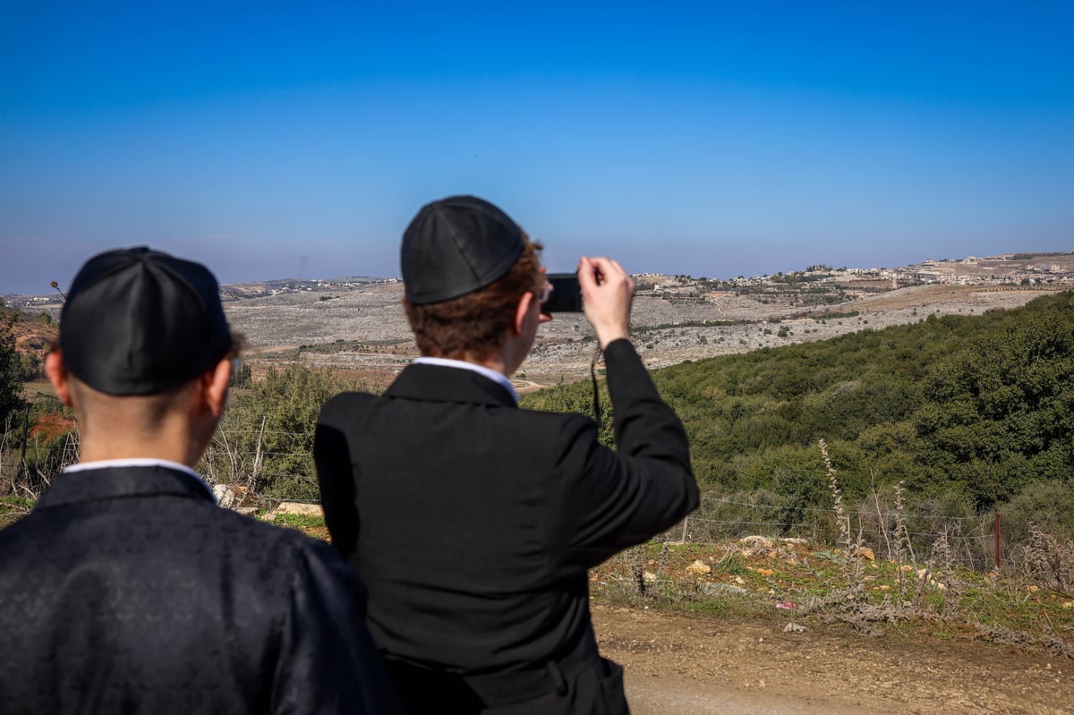 ביקור במושב אביבים הסמוך לגבול עם לבנון