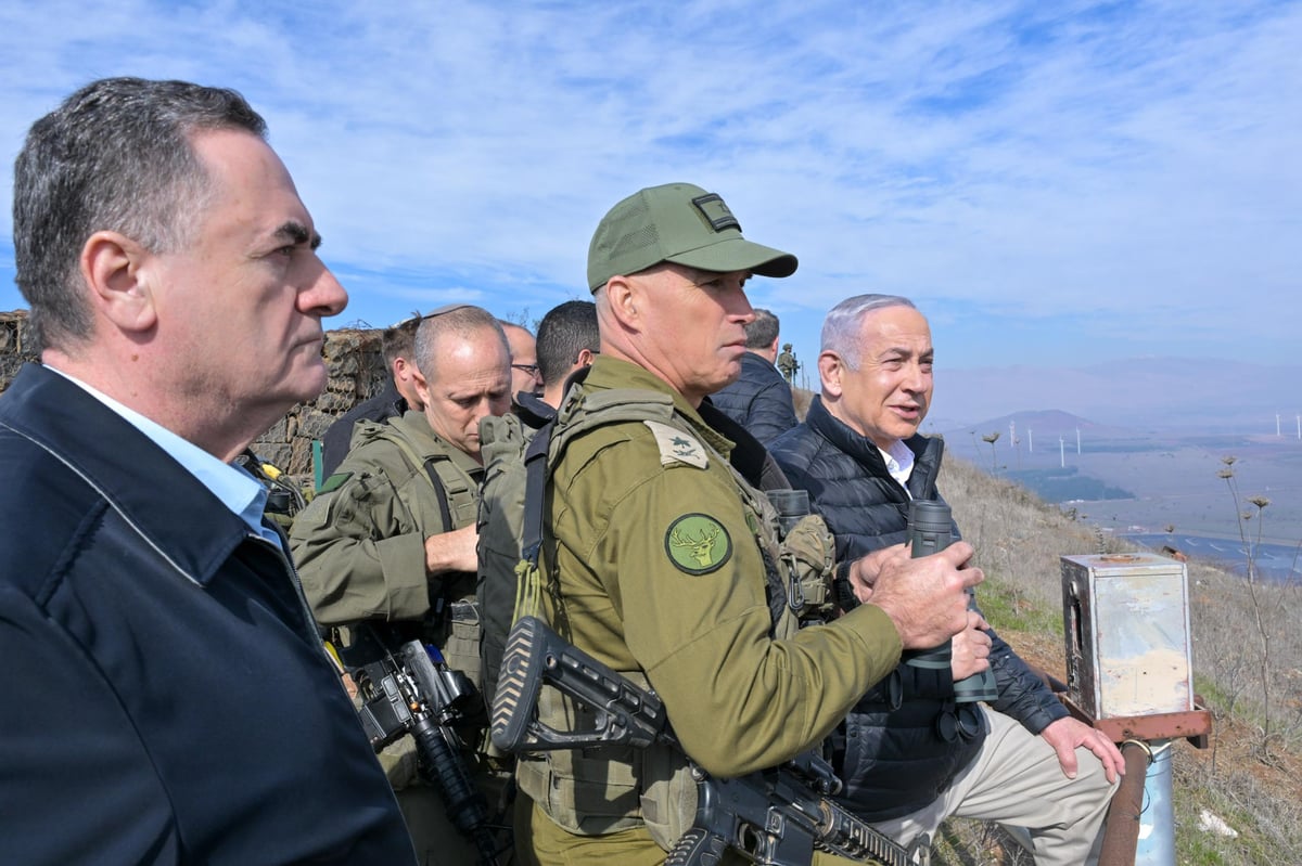 נתניהו וכ"ץ בגבול, היום