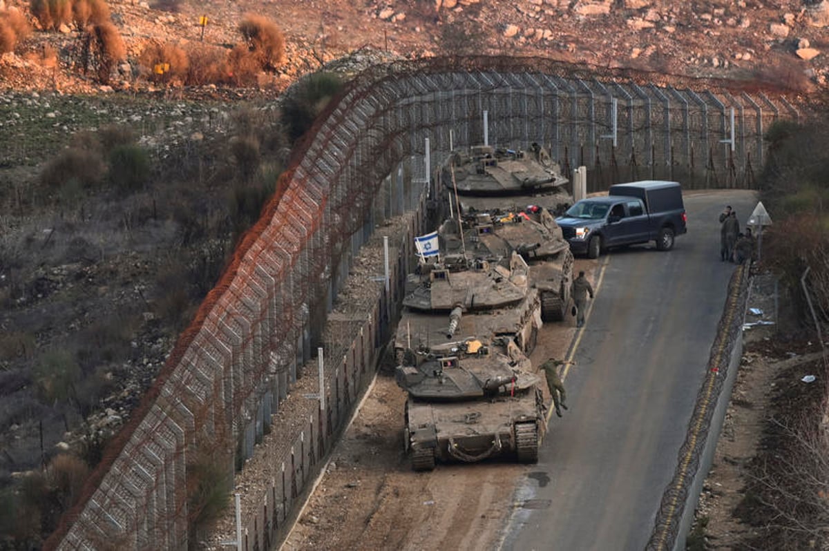 כוחות צה"ל בגבול עם סוריה