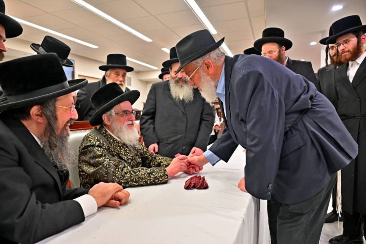 האדמו"ר מויזניץ בביקור בלייקווד