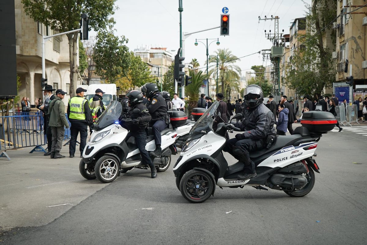 היערכות המשטרה להלוויה בבני ברק