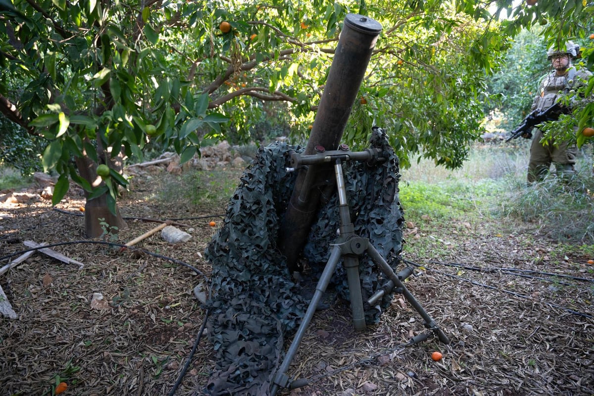 המשגרים ואמצעי הלחימה שאותרו