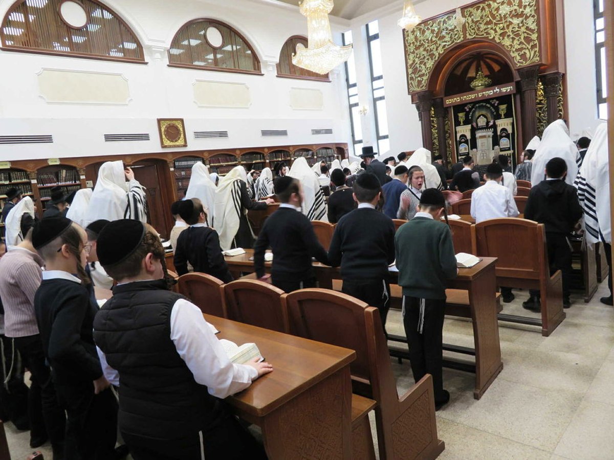 הגה"צ אב"ד קרית ויז'ניץ בביקור בביתר