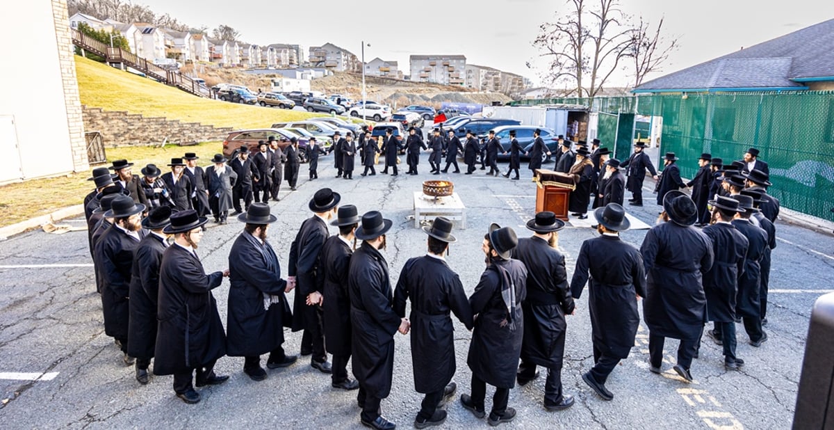 האדמו"ר מסאטמר בשריפת הפתילות