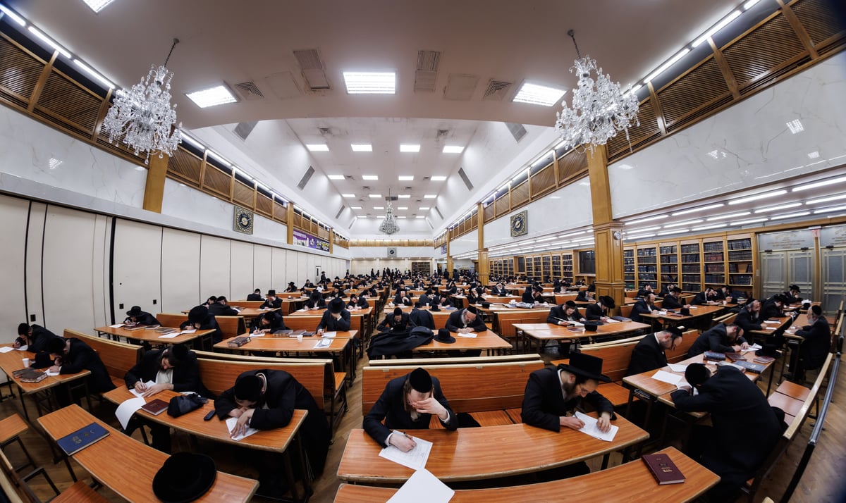 מבחן על מסכת בכורות בביהמ"ד סאטמר