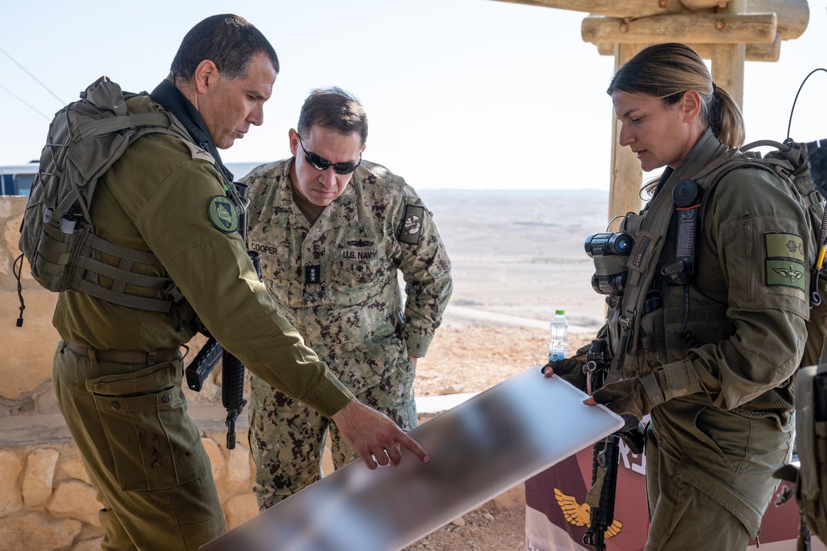 צפו בתיעוד: סגן מפקד סנטקום נפגש עם סגן הרמטכ"ל