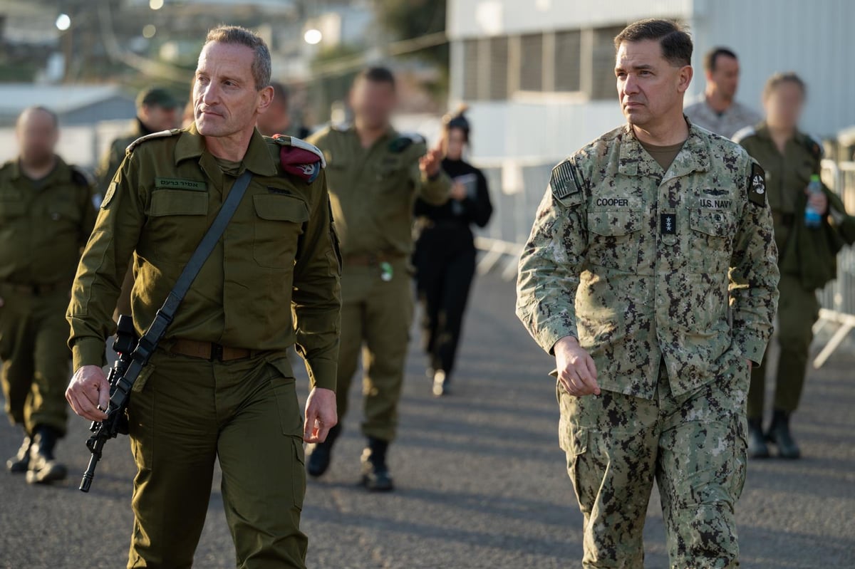 צפו בתיעוד: סגן מפקד סנטקום נפגש עם סגן הרמטכ"ל