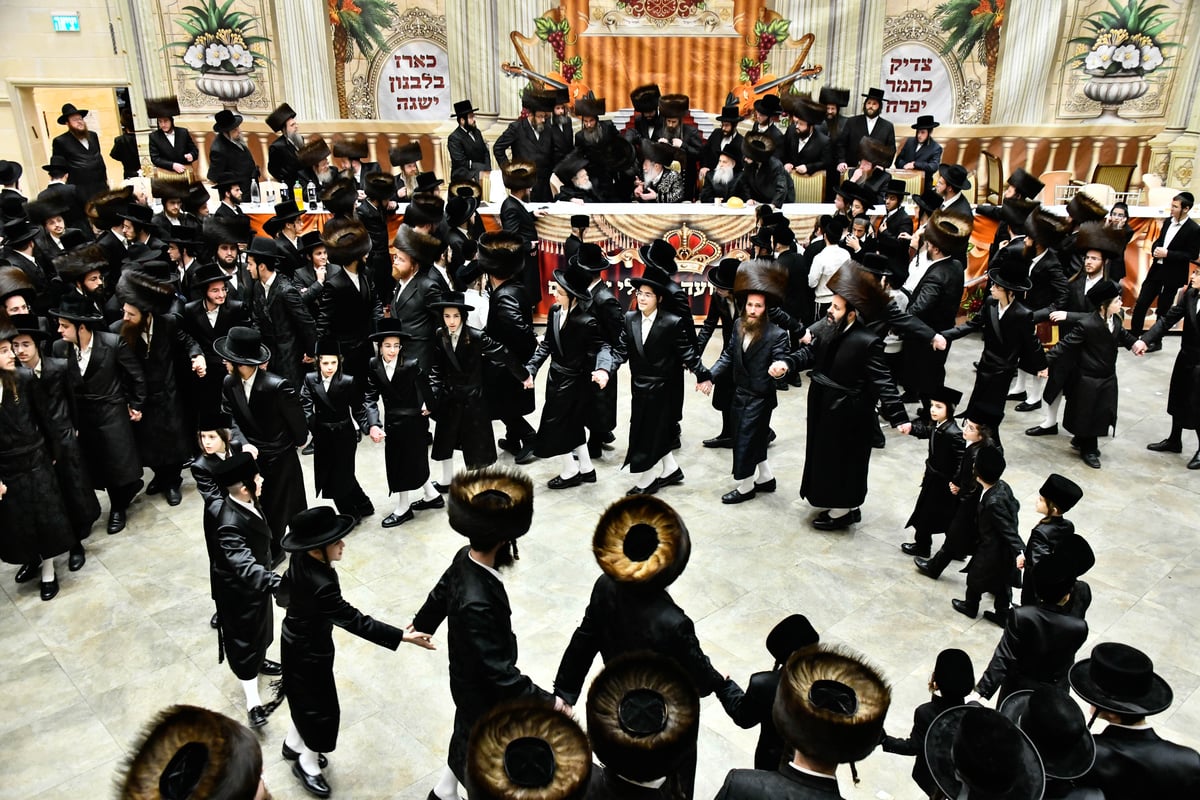 שמחת הבר מצווה לנכד האדמו"ר מפרמישלן