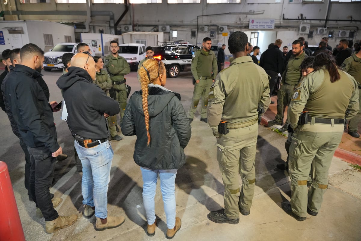 מעצר החשודים הבוקר על ידי ימ"ר המרכז