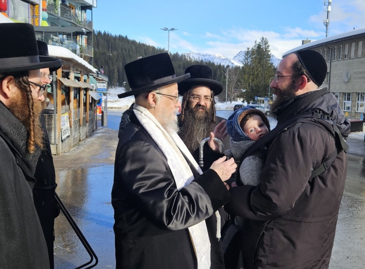 האדמו"ר מסערט ויז'ניץ בשווייץ