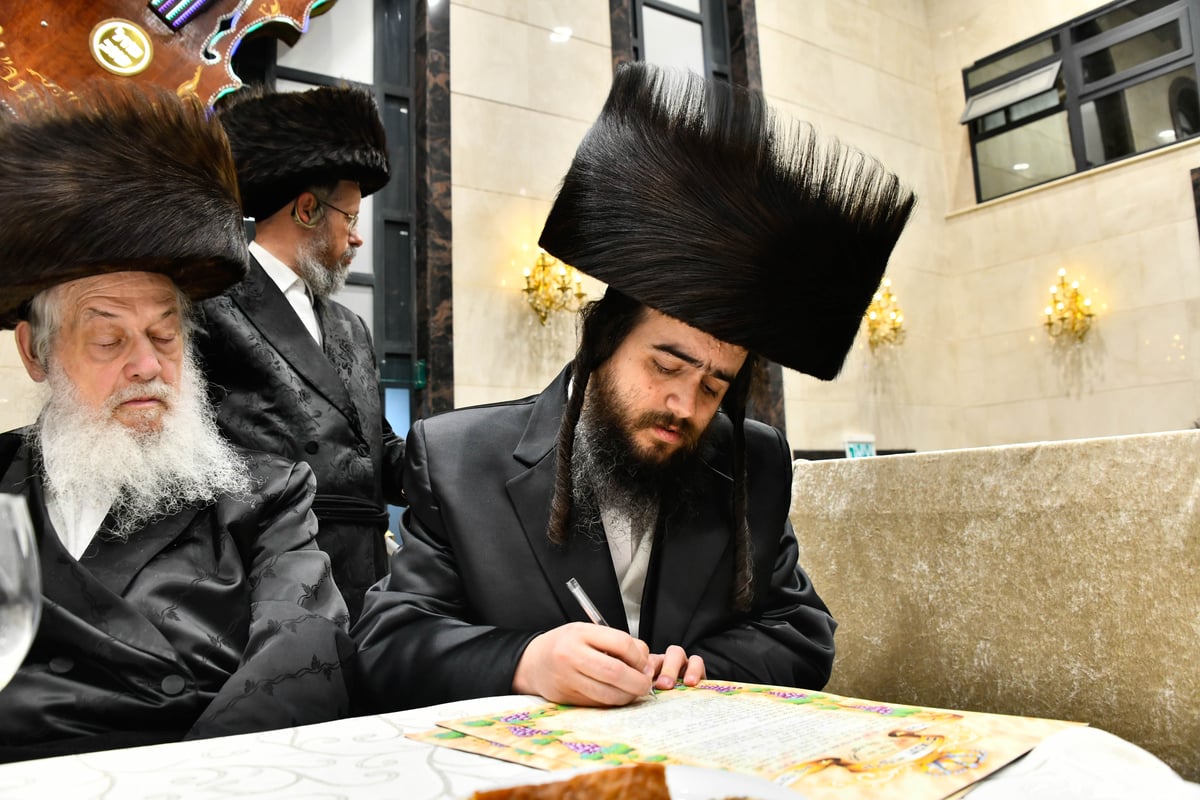 שמחת נישואי נכדת האדמו"ר מדארג