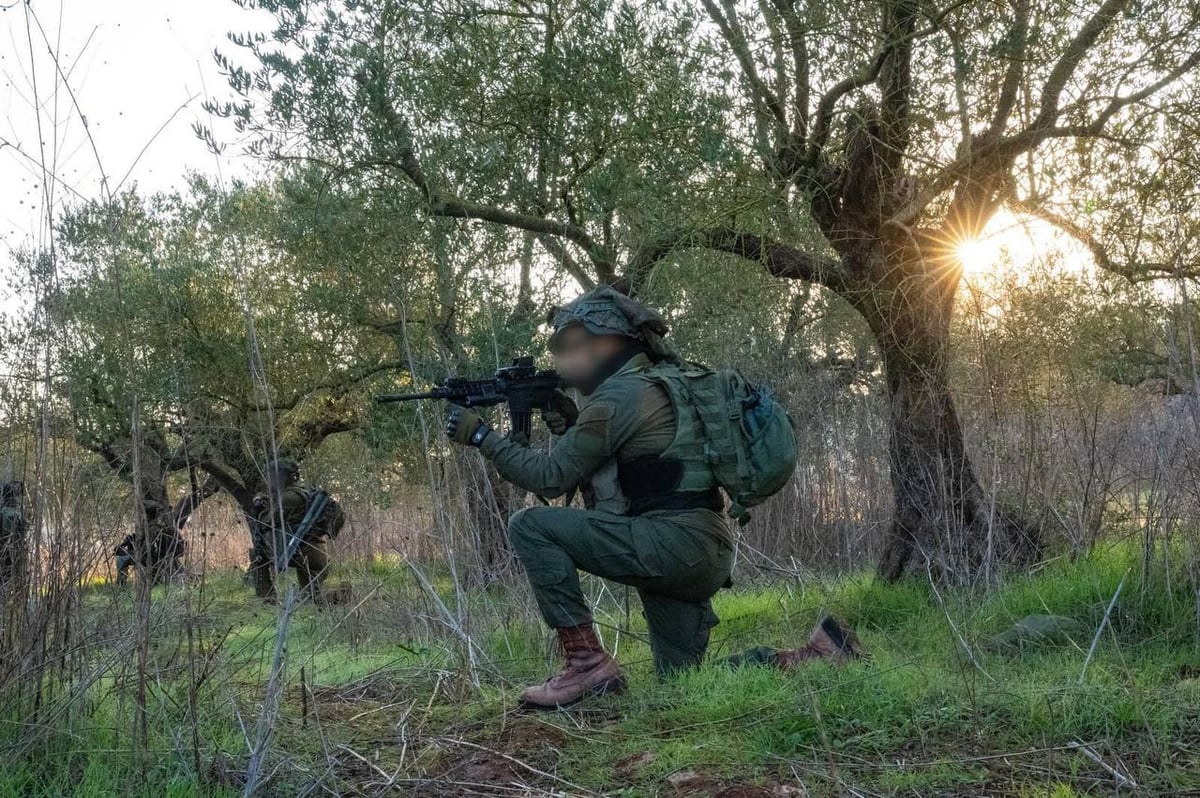 לוחמי צה"ל פועלים בשטח לבנון