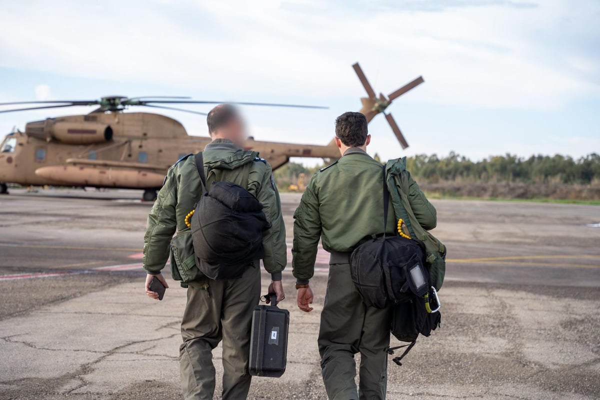 ההכנות להמראת צוותי חיל האוויר לקראת קליטת השבות