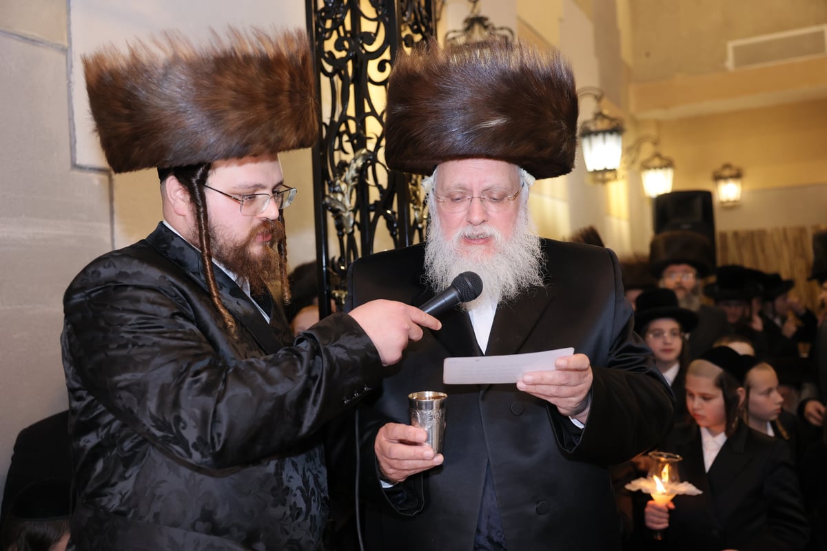 שמחת נישואי נכדת האדמו"ר מלעלוב ירושלים