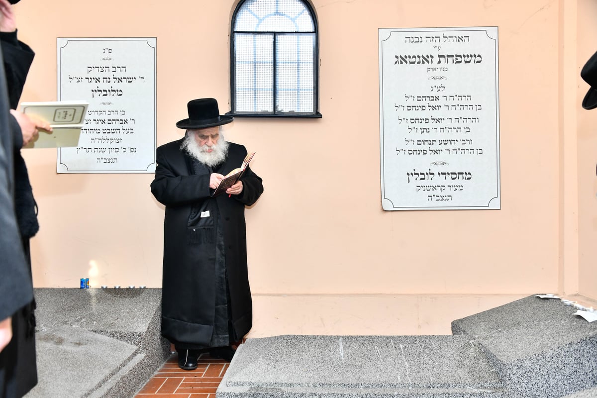 גאב"ד מאקאווא במסע הקודש לפולין