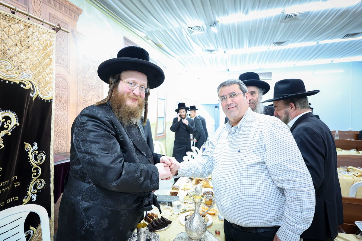 ההילולה בראשות האדמו"ר מספינקא בית שמש