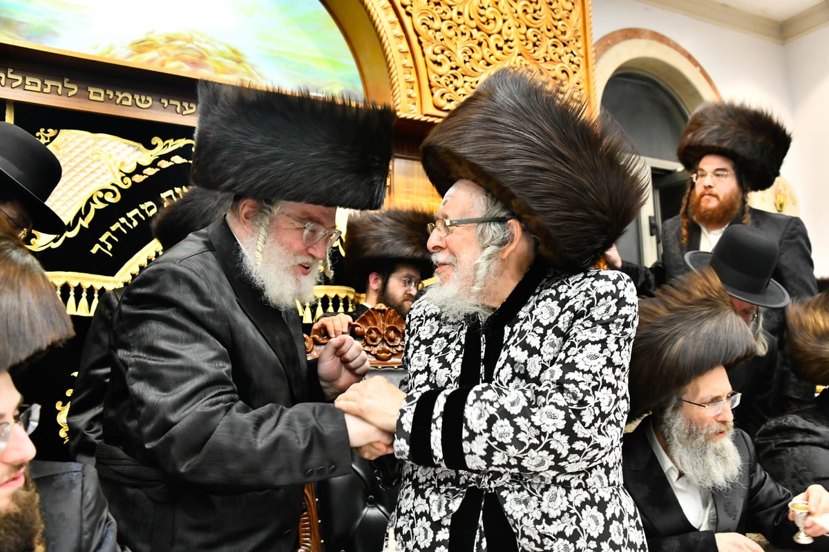 שמחת השבע ברכות בבית סטראפקוב - צאנז - לעלוב 