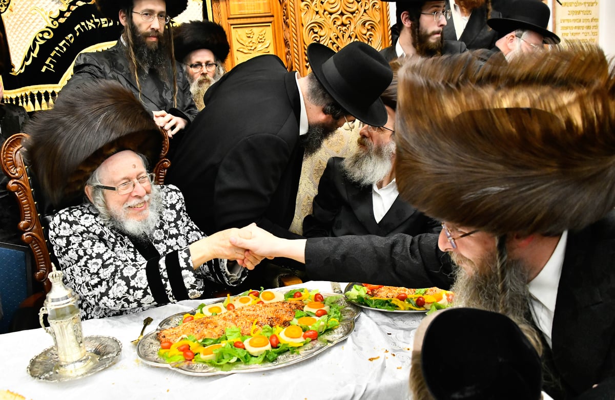 שמחת השבע ברכות בבית סטראפקוב - צאנז - לעלוב 