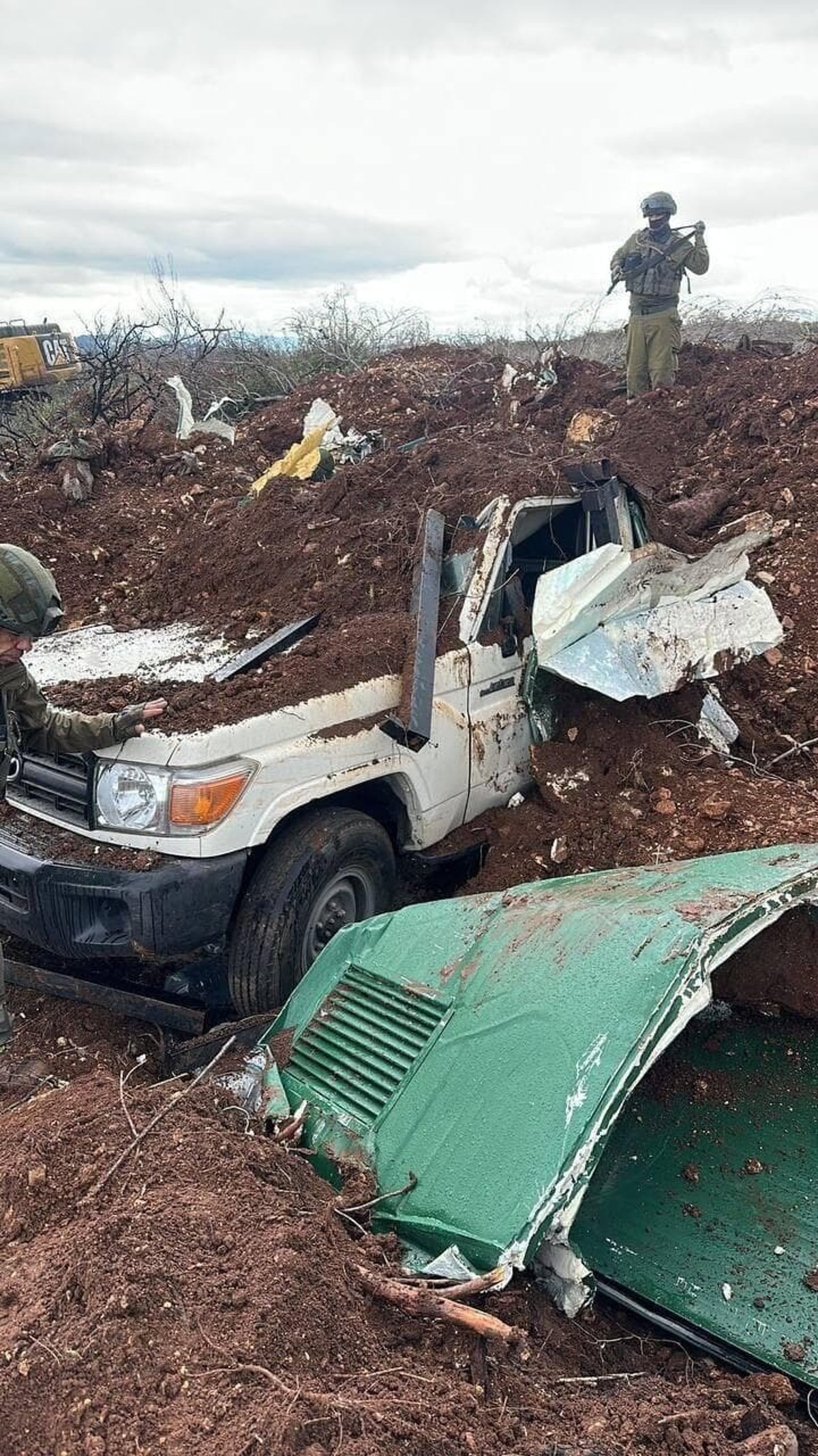 מכונית התופת שאותרה בגבול ישראל לבנון