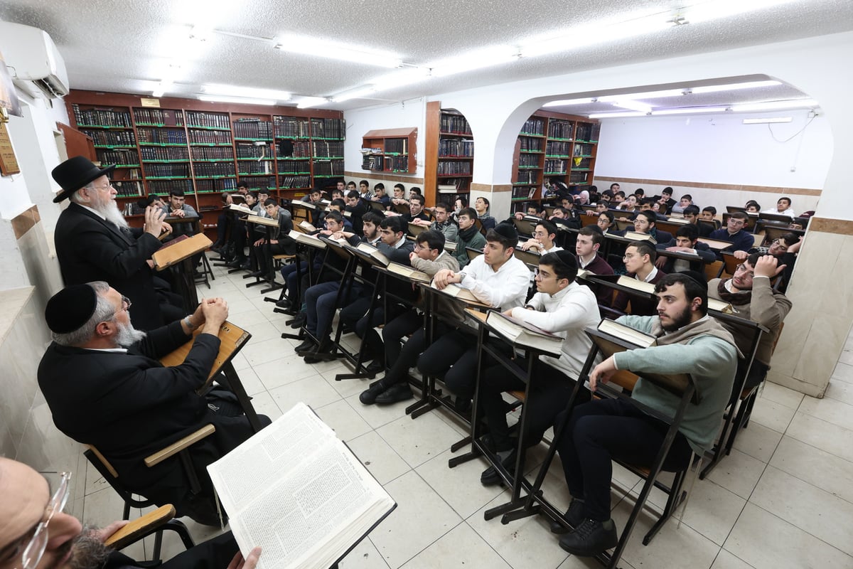 הגר"ש זעפרני בביקור בישיבת 'משכן חיים'