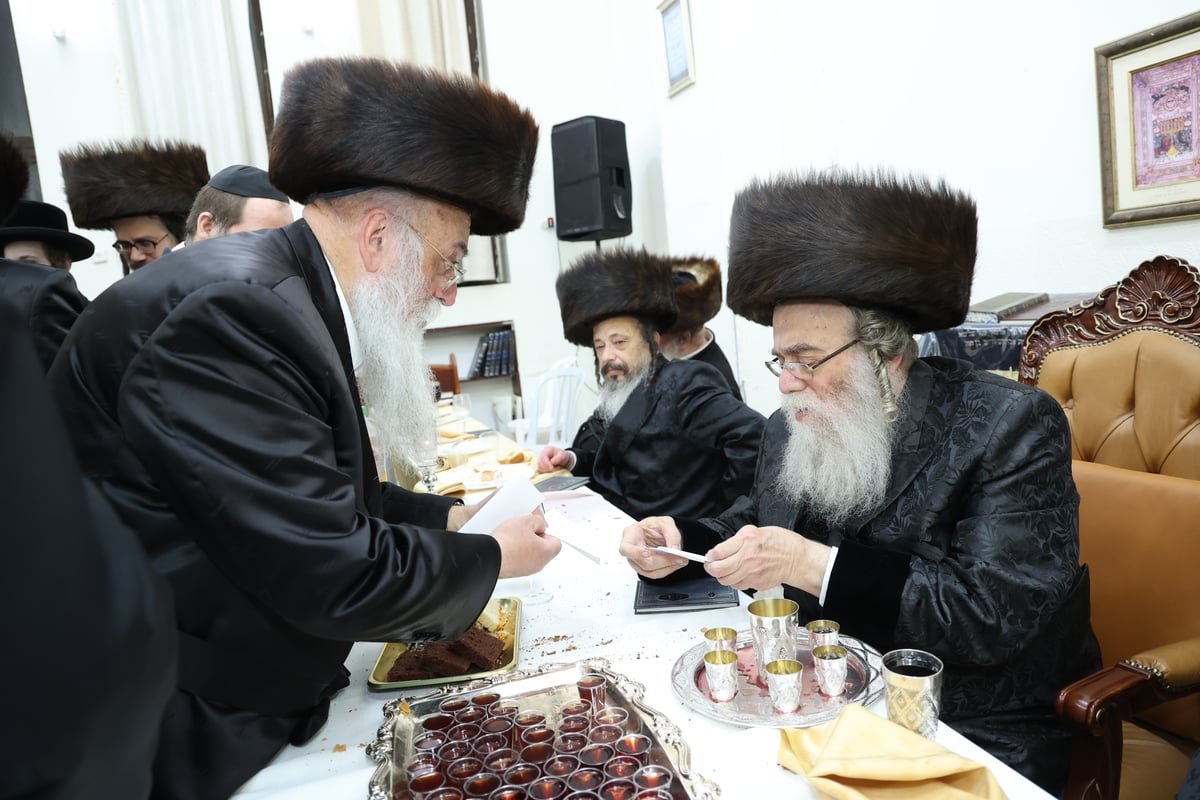 שמחת שבע ברכות בחצה"ק שידלבוצא - גארליץ - תא''י - סאסוב