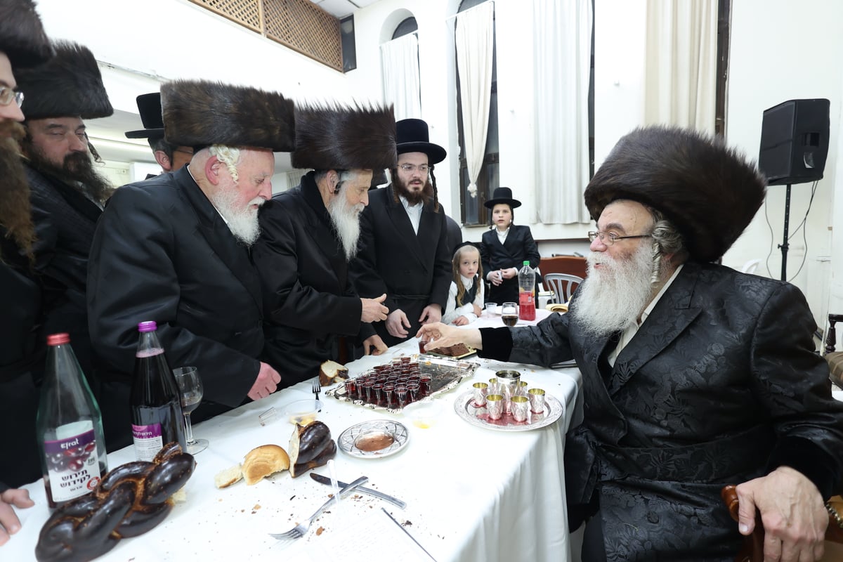 שמחת שבע ברכות בחצה"ק שידלבוצא - גארליץ - תא''י - סאסוב