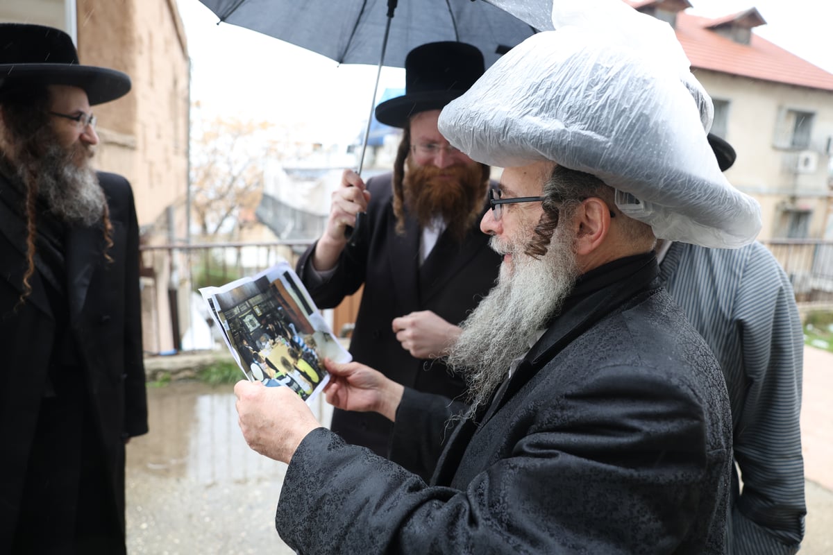 גאב"ד קארלסבורג בביקור בת''ת ריבניץ בצפת