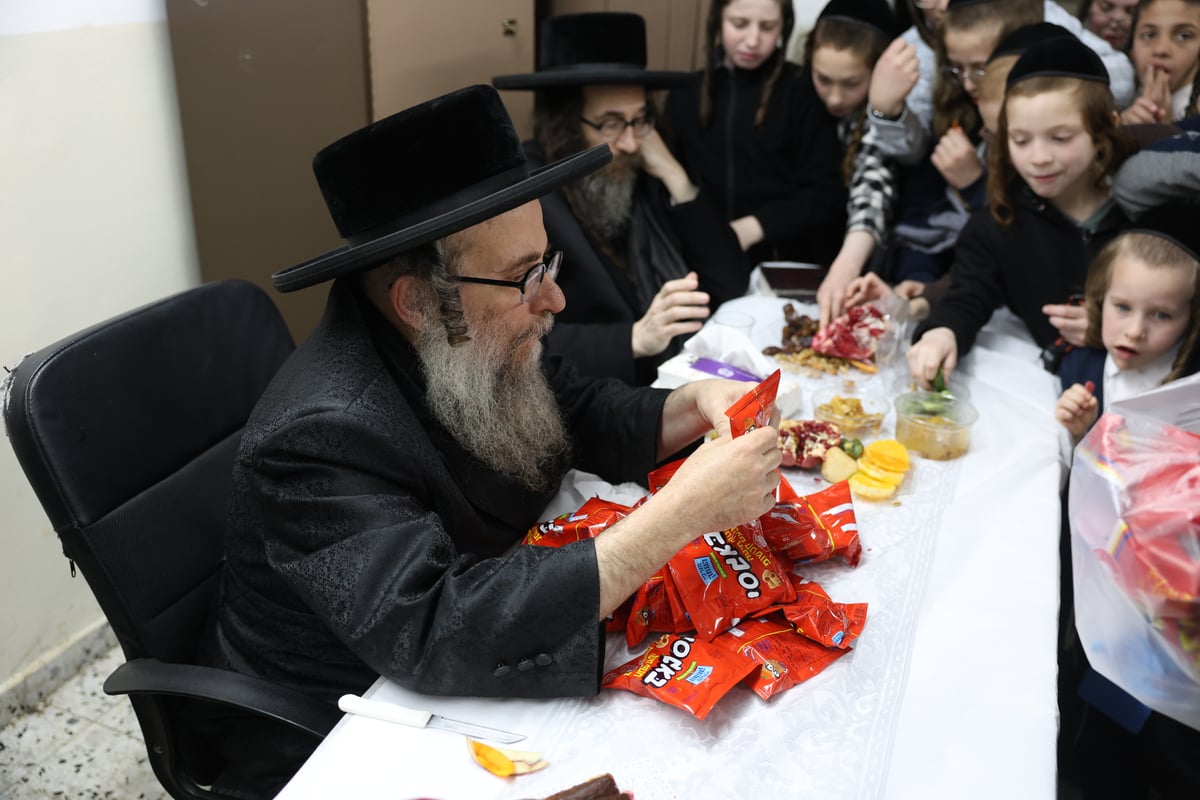 גאב"ד קארלסבורג בביקור בת''ת ריבניץ בצפת