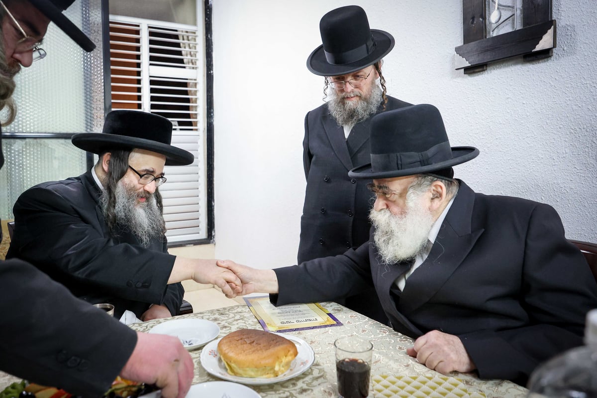 הרה"צ רבי חיים צבי טייטלבוים בביקור בבני ברק