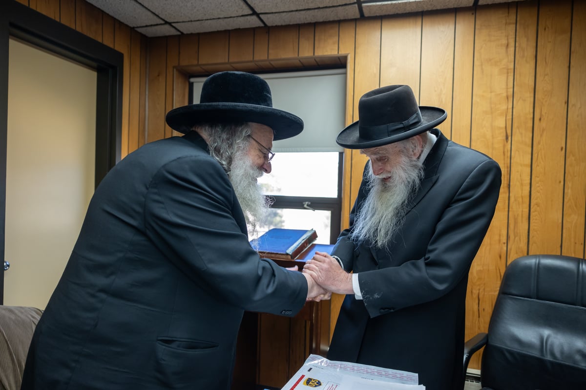 הגר"ש אלתר בביקור בבולטימור