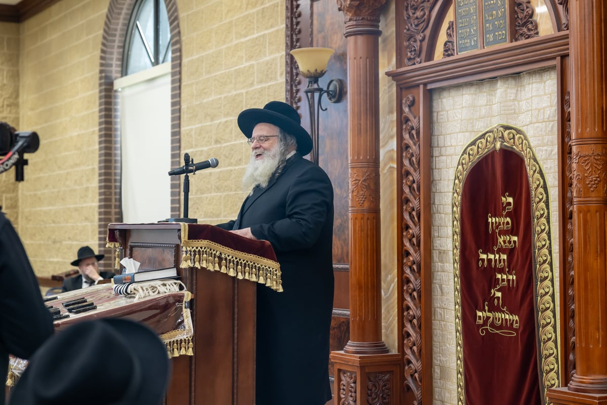 הגר"ש אלתר בביקור בבולטימור