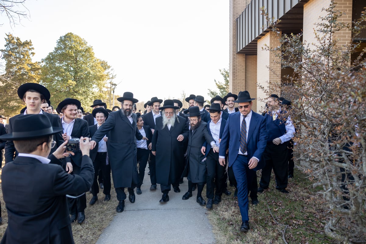 הגר"ש אלתר בביקור בבולטימור