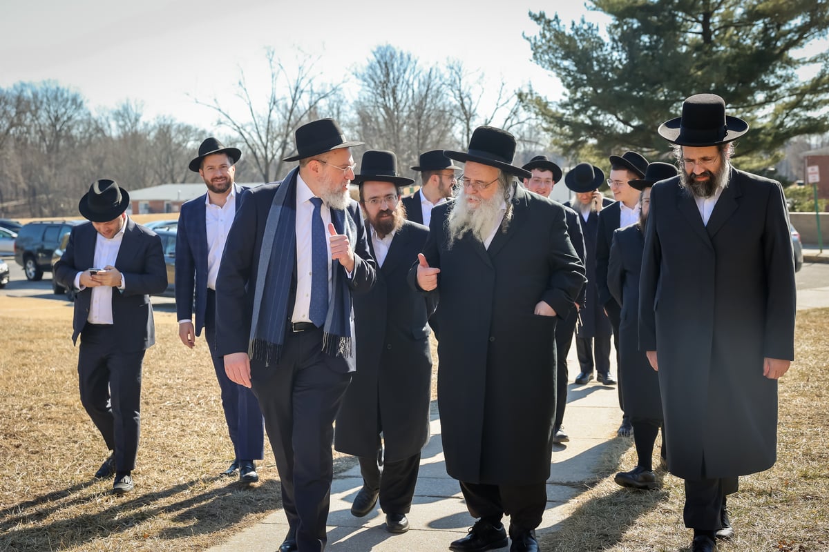 הגר"ש אלתר בביקור בבולטימור