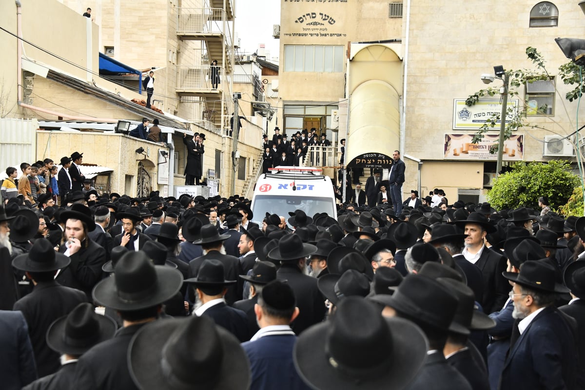 הלוויית הגאון רבי שלמה בן שמעון זצ"ל