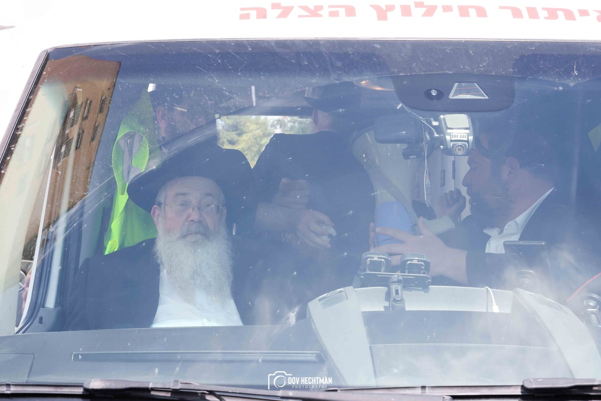 מסע הלוויית הגה"ח רבי יוסף יצחק ווילשאנסקי זצ"ל