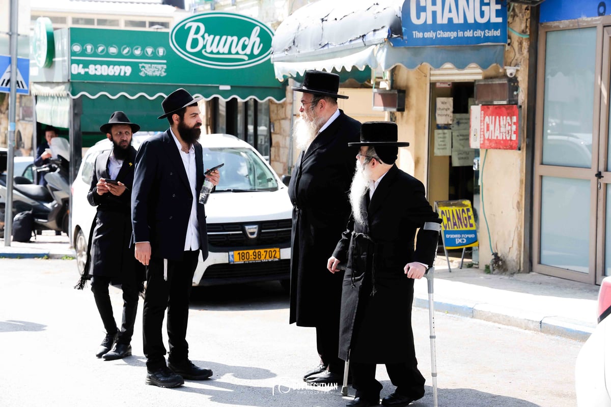 מסע הלוויית הגה"ח רבי יוסף יצחק ווילשאנסקי זצ"ל