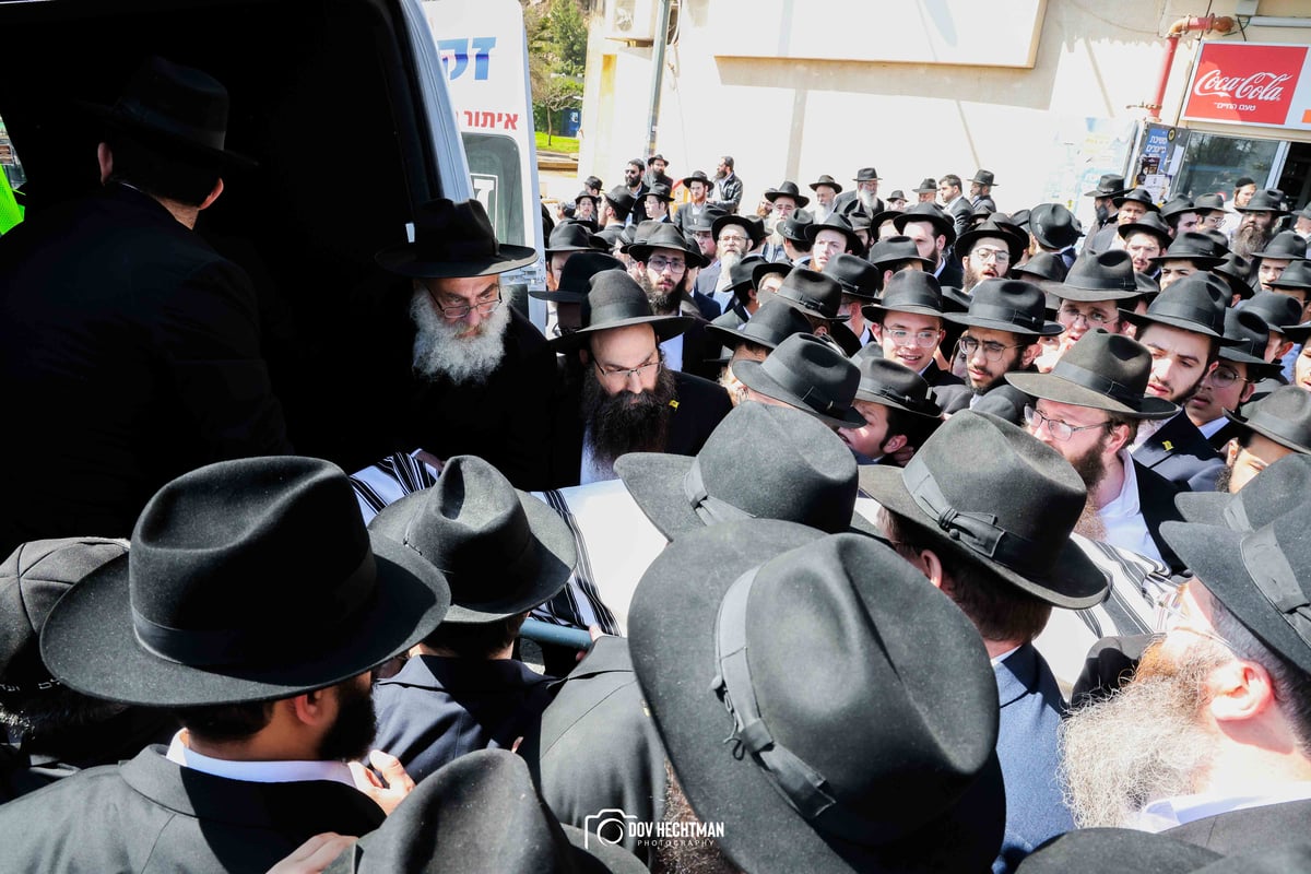 מסע הלוויית הגה"ח רבי יוסף יצחק ווילשאנסקי זצ"ל