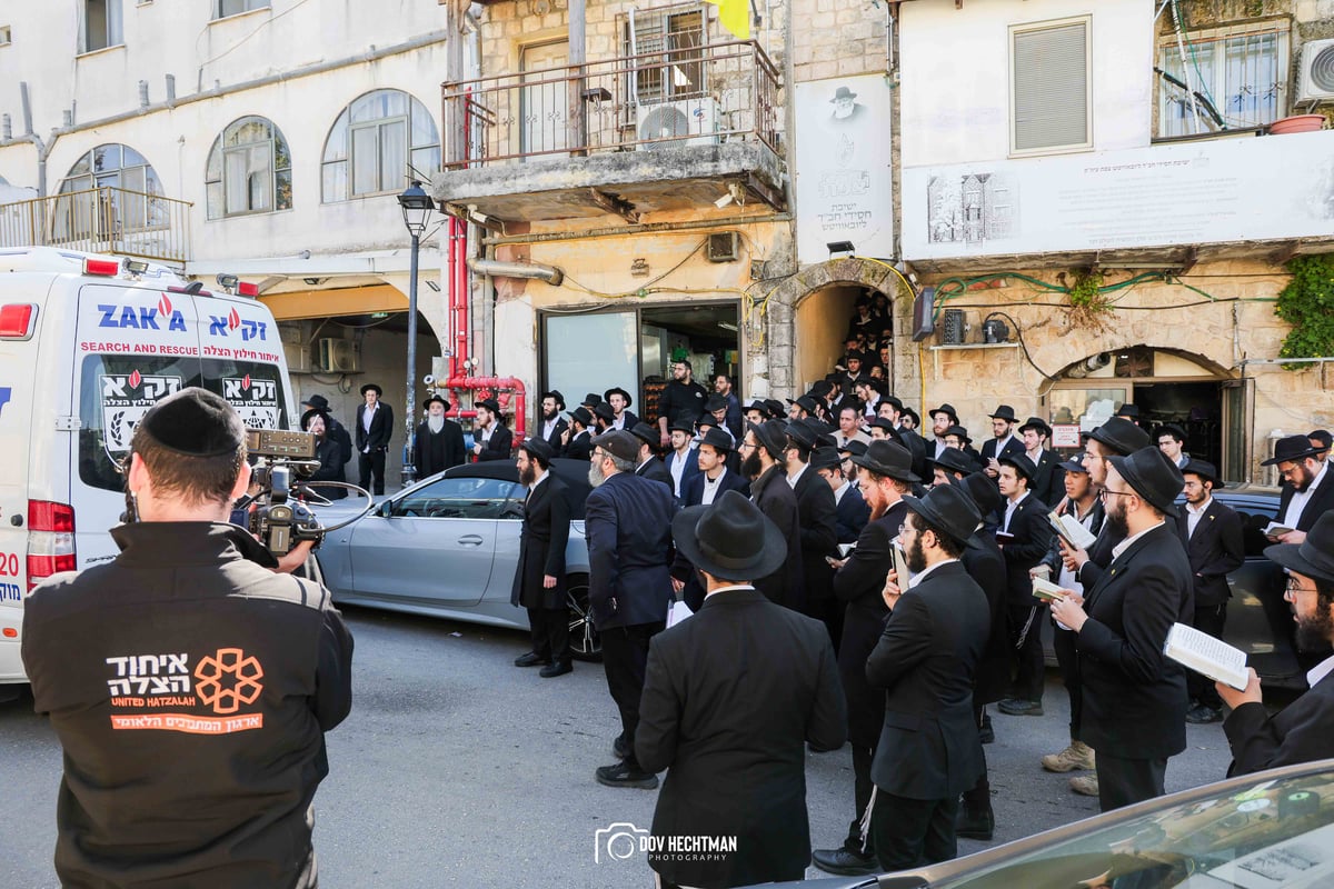 מסע הלוויית הגה"ח רבי יוסף יצחק ווילשאנסקי זצ"ל