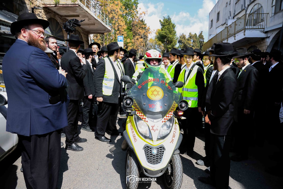 מסע הלוויית הגה"ח רבי יוסף יצחק ווילשאנסקי זצ"ל