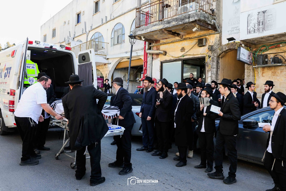 מסע הלוויית הגה"ח רבי יוסף יצחק ווילשאנסקי זצ"ל